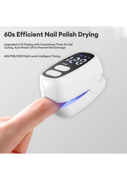 Yeni Uv LED Tırnak Kurutucu Lambası Mini Tırnak Işığı Hızlı Kuru Kürleme Jel Cilası Için Tek Parmak Profesyonel Manikür Makinesi (Yurt Dışından) indirimleri