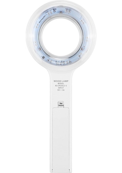 Woods Lambası Cilt Analizörü Cilt Uv Büyüteç Güzellik Yüz Testi Ahşap Lamba Hafif Cilt Analizi Algılama Cilt Bakımı (Yurt Dışından)