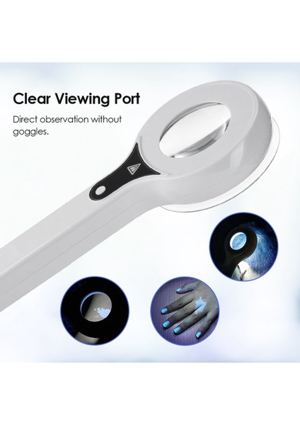 Woods Lambası Cilt Analizörü Cilt Uv Büyüteç Güzellik Yüz Testi Ahşap Lamba Hafif Cilt Analizi Algılama Cilt Bakımı (Yurt Dışından) fırsatları