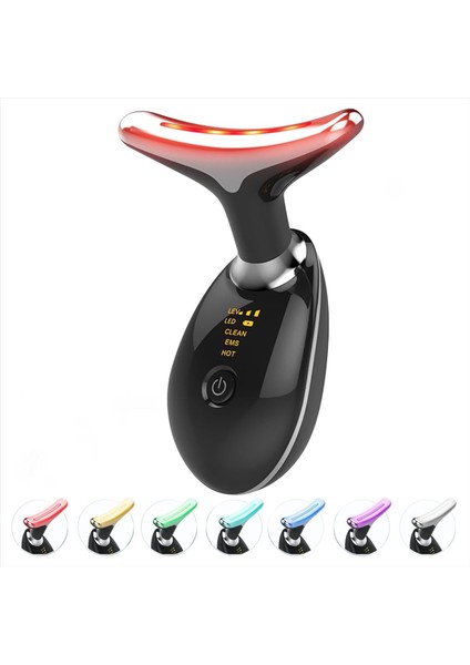 7 Arada Önleyici Yüz Masajı Yüz Heykel Cihazı Yüz Boyun Gözü Cilt Aracı Cihazı Kadınlar ve Erkek Için (Yurt Dışından)