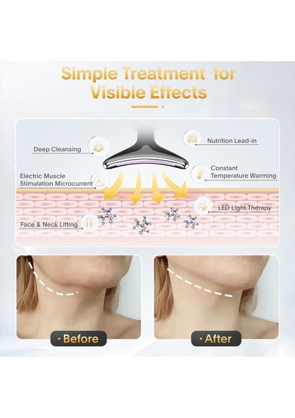 7 Arada Önleyici Yüz Masajı Yüz Heykel Cihazı Yüz Boyun Gözü Cilt Aracı Cihazı Kadınlar ve Erkek Için (Yurt Dışından) fiyatları
