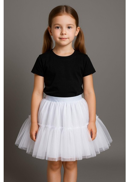 Gala Altı Fırfırlı Tütülü Kız Çocuk Etek