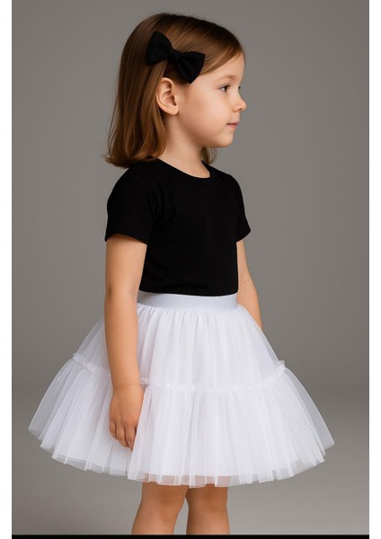 Gala Altı Fırfırlı Tütülü Kız Çocuk Etek modelleri