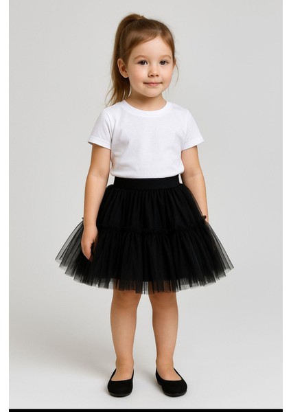 Gala Altı Fırfırlı Tütülü Kız Çocuk Etek