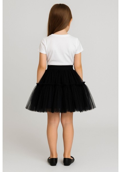 Gala Altı Fırfırlı Tütülü Kız Çocuk Etek modelleri