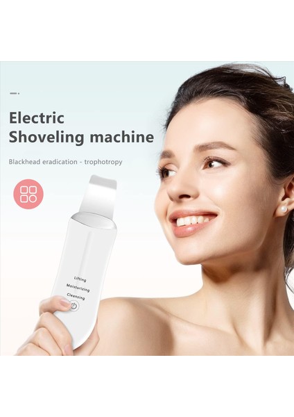 Ultrasonik Yüz Cilt Yıkayıcı Güzellik Makinesi Iyonu Derin Yüz Temizleme Soyma Kürek Peeling Peeling Cilt Bakım Cihazı (Yurt Dışından) fırsatları