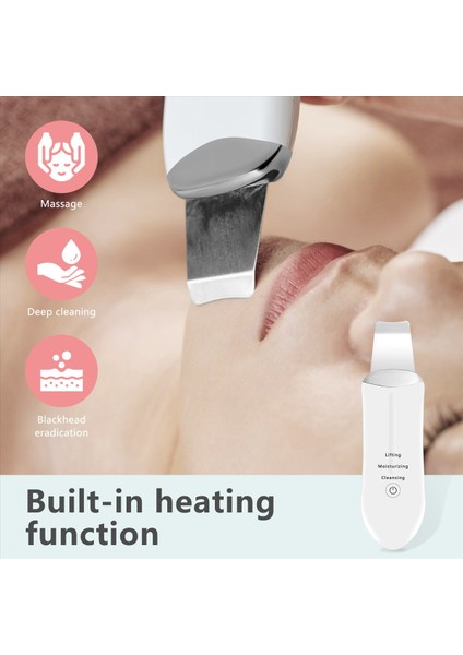 Ultrasonik Yüz Cilt Yıkayıcı Güzellik Makinesi Iyonu Derin Yüz Temizleme Soyma Kürek Peeling Peeling Cilt Bakım Cihazı (Yurt Dışından) indirimleri