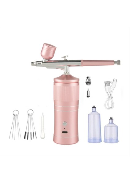 Airbrush Kiti Kompresör Airbrush Handlı Şarj Edilebilir Tırnak Için Airbrush Makinesi Boyama Modeli Makyaj Kek Dekoru (Yurt Dışından) indirimleri