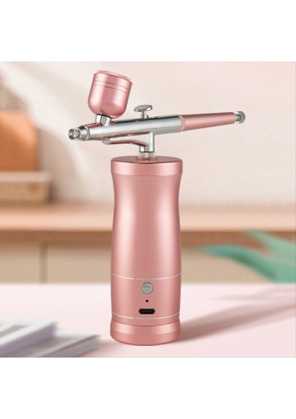 Airbrush Kiti Handheld Airbrush Şarj Edilebilir Airbrush Kompresörü Tırnak Sanatı Berber Makyaj Boyama Mor Için Set (Yurt Dışından) fiyatları