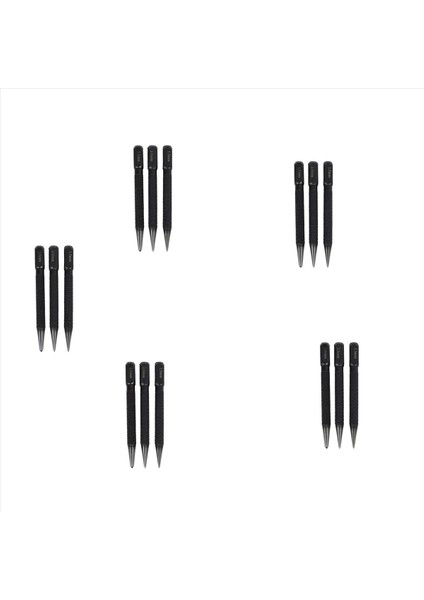 15PCS Karbonlu Çelik Merkezi Yumruk Seti 10 cm Alaşımlı Çelik Metal Ahşap Işaretleme Sondaj Aracı Için Kaymaz Merkezi Yumruk (Yurt Dışından)