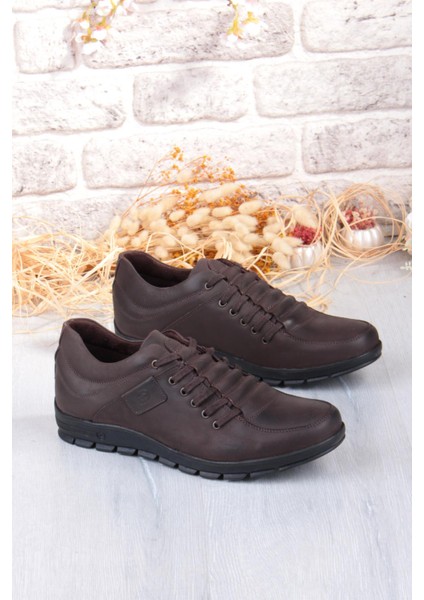 3330 Grezör Rahat Kauçuk Taban Orijinal Hakiki Deri Erkek Ayakkabı