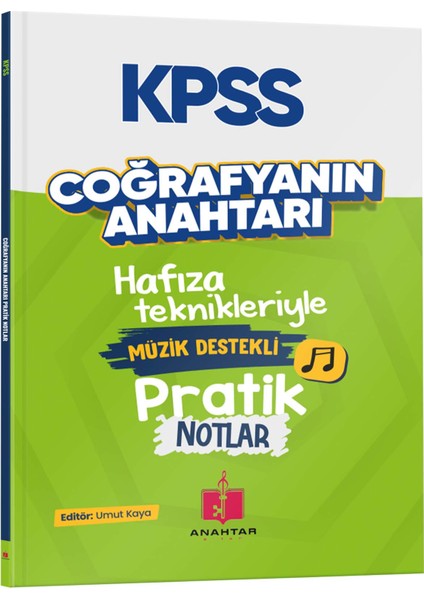 2025 KPSS Coğrafyanın Anahtarı Hafıza Teknikleriyle Müzik Destekli Pratik Notlar fiyatları