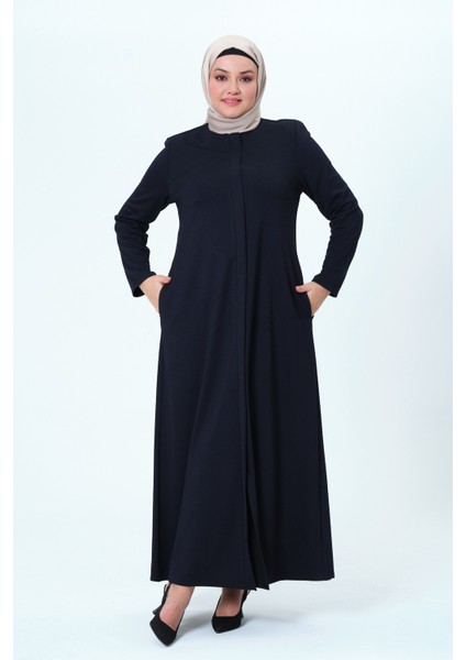 Macide Kadın Büyük Beden Maya Kumaş Mevsimlik Ferace modelleri