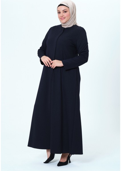 Macide Kadın Büyük Beden Maya Kumaş Mevsimlik Ferace indirimleri