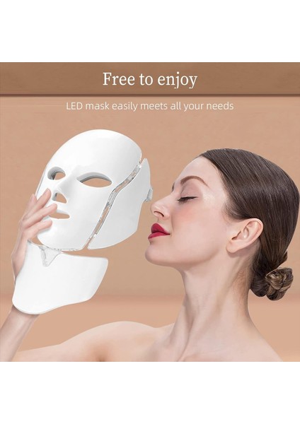 Mavi Kırmızı Işık Terapi Masası Yüz Için 7 Renk LED Yüz Maskesi Işık Terapisi LED Yüz Maskesi Işık Terapisi Ev-Abd Fişinde (Yurt Dışından) modelleri