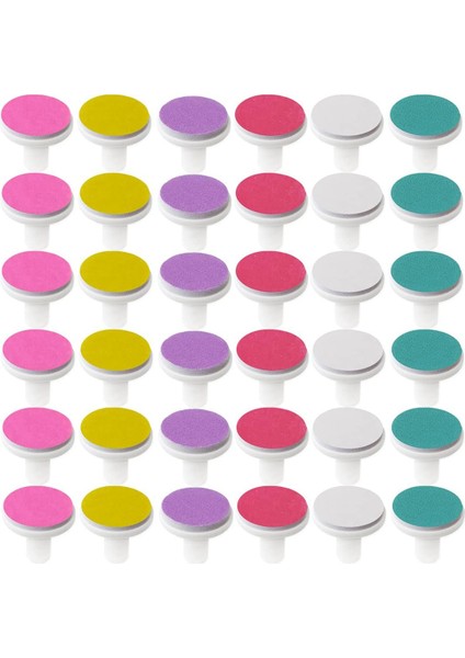 36PCS Bebek Tırnak Dosyası Padleri Tırnak Düzenleyicisi Yedek Pedler Elektrikli Bebek Tırnak Taşlama Başları Standart Elektrik (Yurt Dışından)