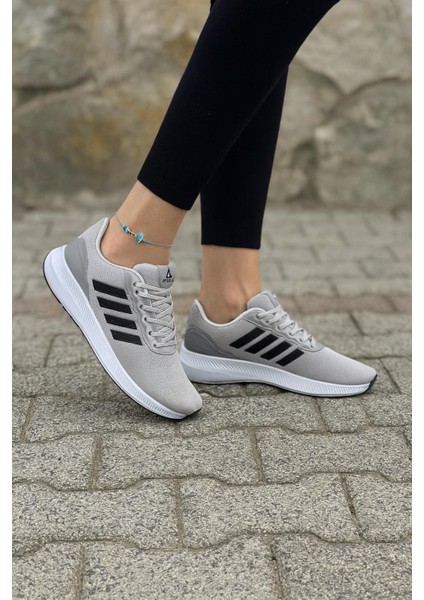 Unisex Fuspetli Poli Taban Spor Ayakkabı-Buz-Siyah fırsatları