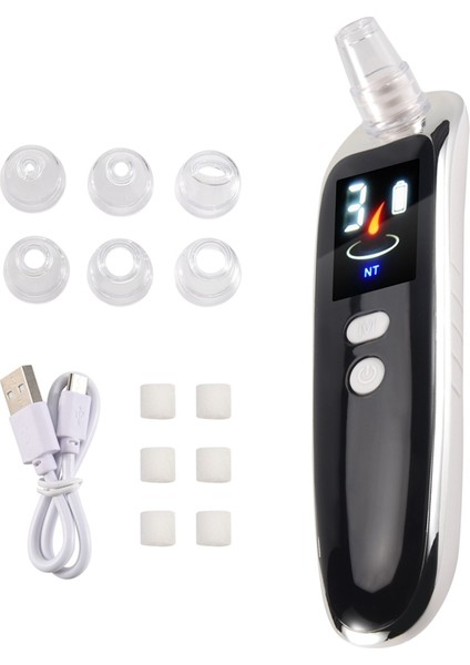 Yüz Burun Akne Siyah Dot Sivil Siyah Head Sökücü Elektrikli Siyah Kafa Elektrikli Temizleyici Gözenek Cilt Bakım Araçları Makine 6 Başlı (Yurt Dışından) fiyatları