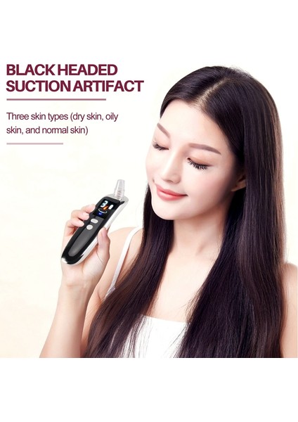 Yüz Burun Akne Siyah Dot Sivil Siyah Head Sökücü Elektrikli Siyah Kafa Elektrikli Temizleyici Gözenek Cilt Bakım Araçları Makine 6 Başlı (Yurt Dışından) fırsatları