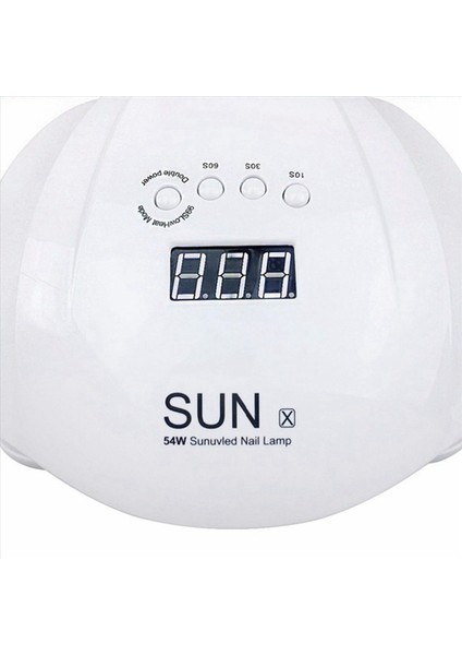 2x Güneş x 54 W Çivi Kurutma Makinesi Uv LED Lamp Tıp Drıter Profesyonel Beyaz Işık Makinesi Ab Fiş (Yurt Dışından)