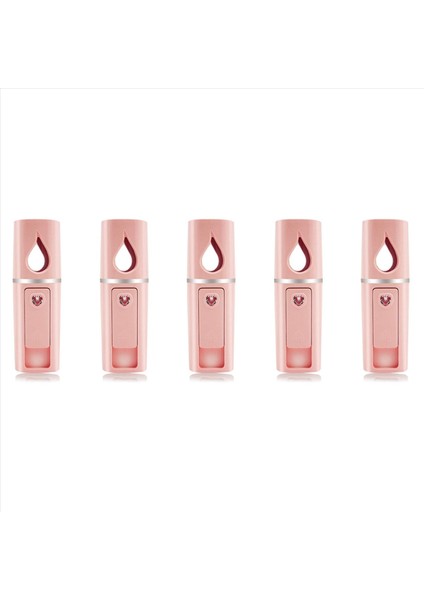 5x Taşınabilir Nano Yüz Mister Mini Yüz Vapur Atomizasyon Ayna Pembesi ile Uzantılar (Yurt Dışından)