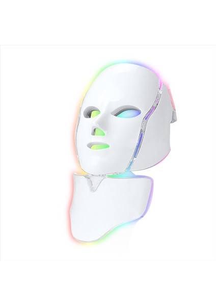 Mavi Kırmızı Işık Terapi Masası Yüz Için 7 Renk LED Yüz Maskesi Işık Terapisi LED Yüz Maskesi Işık Terapisi Ev-Ab Fiş (Yurt Dışından)
