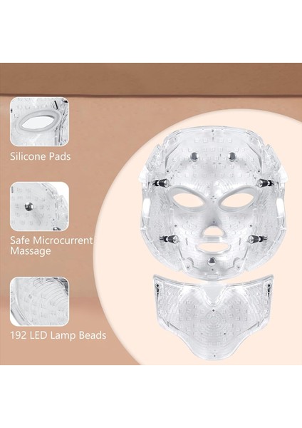 Mavi Kırmızı Işık Terapi Masası Yüz Için 7 Renk LED Yüz Maskesi Işık Terapisi LED Yüz Maskesi Işık Terapisi Ev-Ab Fiş (Yurt Dışından) indirimleri