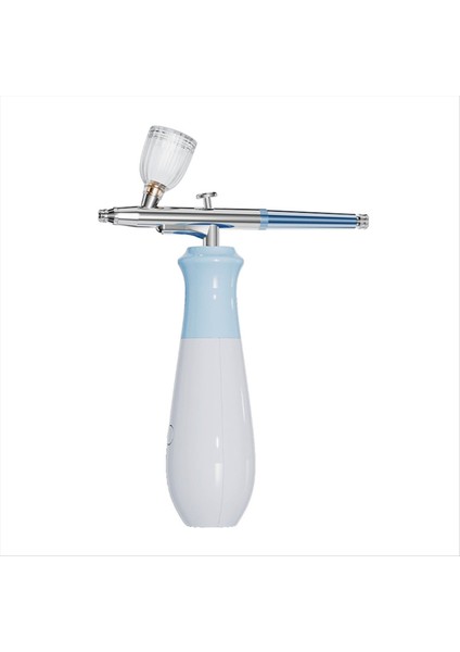 Şarj Edilebilir Kablosuz Airbrush Kompresörü Otomatik El Taşınabilir Kablosuz Hava Fırçası Sanat Makyajı Su Yenileme (Yurt Dışından)