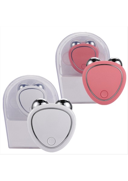 2pcs Ems Yüz Kaldırma Makinesi Yüz Masajı Mikro -Akım Silindir Cilt Sıkma Güzellik Şarj Yüz Anti (Yurt Dışından)