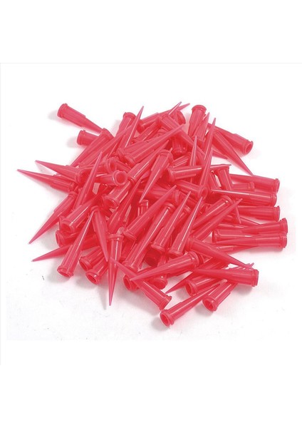 Plastik Konik Pinhead Tutkal Dispenser Iğnesi 25 Gösterge 0 26MM Açılış Boyutu Kırmızı (2000 Paketi) (Yurt Dışından) fiyatları
