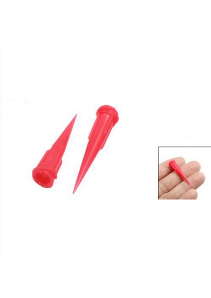 Plastik Konik Pinhead Tutkal Dispenser Iğnesi 25 Gösterge 0 26MM Açılış Boyutu Kırmızı (2000 Paketi) (Yurt Dışından) modelleri