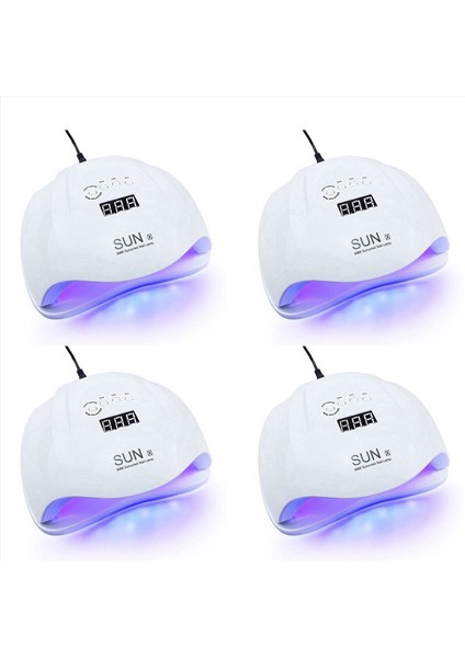 4x Güneş x 54 W Çivi Kurutma Makinesi Uv Leac Lamp Tıp Drıter Profesyonel Beyaz Işık Makinesi Ab Fiş (Yurt Dışından)