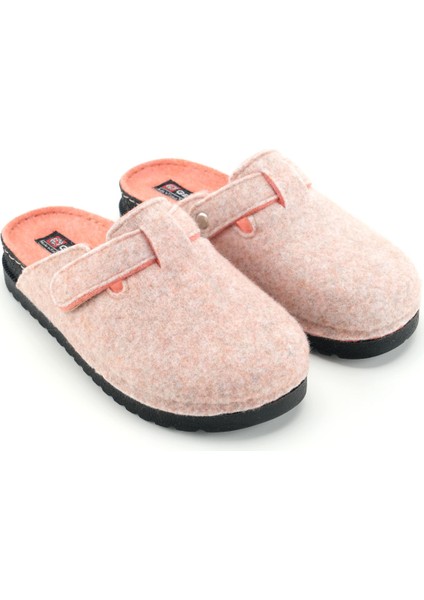 Kadın Kışlık Rahat Taban Cırtlı Ayarlanabilir Keçe Ev Bahçe Terlik modelleri