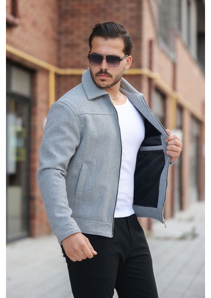 Basic Premium Polo Yakalı Kaşe Ceket/mont - Sadece ve Şık fiyatları