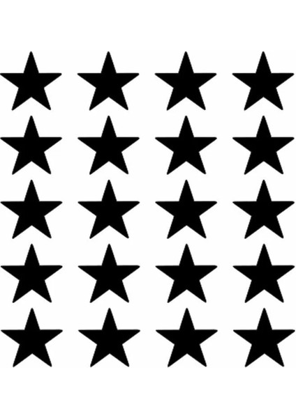 Yıldızlar Duvar Dekor Sticker 40 x 40 cm