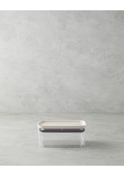 Plastik Saklama Kabı, 700 Ml, Krem