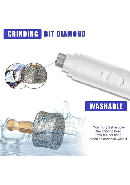 4pcs Köpek Çivi Taşlama Yedek Kafaları Casfuy Için Uyumlu Elmas Ipuçları Matkap Ucu Evcil Hayvan Çivi Yedek Tekerlekler Düzelticiler (Yurt Dışından) fırsatları