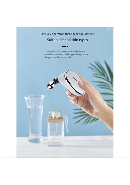 Mikro Akım Titreşimli Güzellik Aleti Elektrikli Yüz Kalabalık Makaralı Masaj Ciltleri Masaj Güzellik Cihazlarını Sıkılaştır (Yurt Dışından) fiyatları