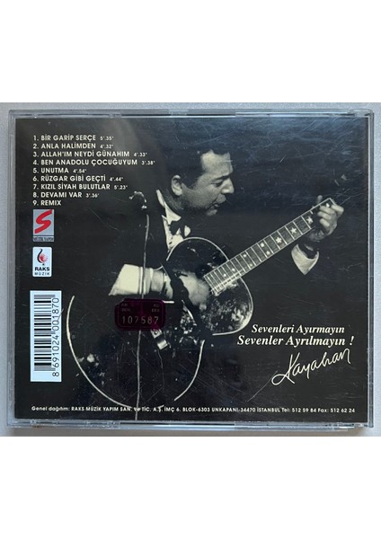Kayahan Benim Penceremden CD (Orijinal 1995 Dönem Baskı Cd) fiyatları