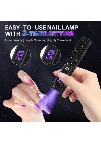 Taşınabilir Salon Hızlı Kuru USB Tırnak Kurutma Makinesi Ev Mini Tırnak Kurutma Işık Terapisi Aracı LED Tırnak Lambası El Feneri Kalemi (Yurt Dışından) indirimleri