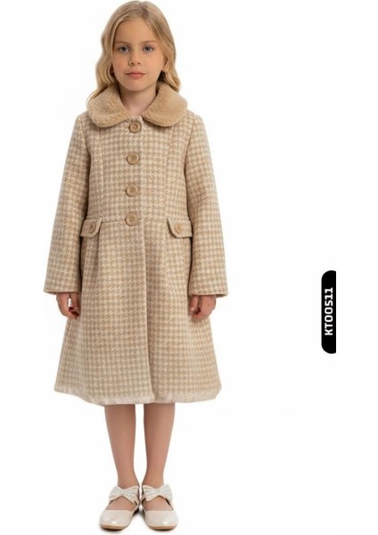 Kız Çocuk Kaban 4-8 Yaş 1052