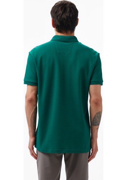 Erkek Yeşil Slim Fit Polo Yaka T-Shirt fiyatları