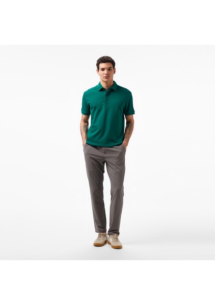 Erkek Yeşil Slim Fit Polo Yaka T-Shirt modelleri