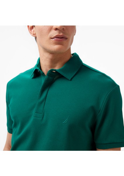 Erkek Yeşil Slim Fit Polo Yaka T-Shirt indirimleri
