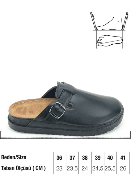 Kadın Kışlık Iç Dış Hakiki Deri Rahat Taban Tek Kemer Ayarlanabilir Ev Bahçe Terlik fiyatları