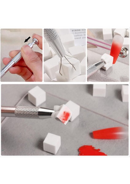 100PCS Tırnak Sanatı Sünger Yumuşak Süngerler Gradyan Tırnak Sanat Stamper Aletleri Renk Solması Manikür Diy Tırnak Sünger Tutucu Aletler (Yurt Dışından) fiyatları