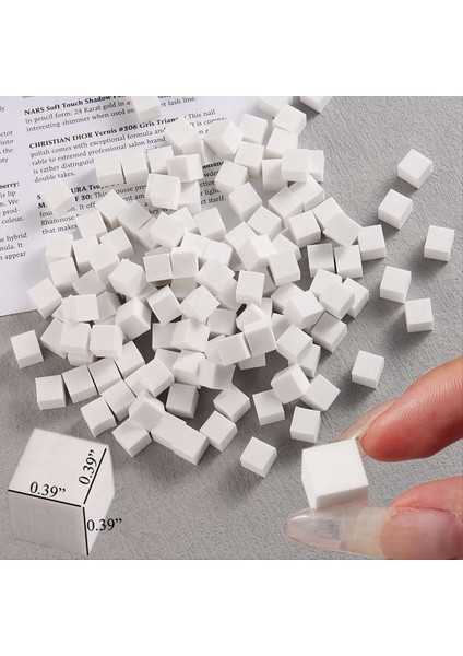 100PCS Tırnak Sanatı Sünger Yumuşak Süngerler Gradyan Tırnak Sanat Stamper Aletleri Renk Solması Manikür Diy Tırnak Sünger Tutucu Aletler (Yurt Dışından) fırsatları