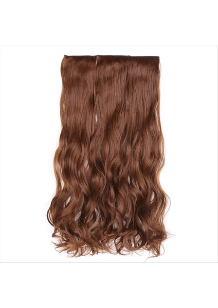 65CM Kalınlaşmış Üç Parçalı Peruk Seti Büyük Dalgalı Uzun Kıvırcık Peruk Sıcaklıklı Saç Teli Peruk Açık Kahverengi Uzun Dalgalı Rulo (Yurt Dışından)