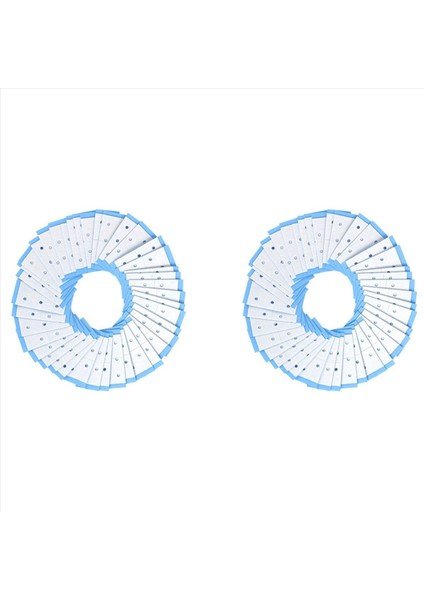 72 Şerit Peruk Toupee Saç Parçası Için Beş Küçük Nefes Alma Delikli Çift Taraflı Yapışkan Bant (Yurt Dışından)