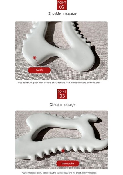 Yüz Guasha Tools Guasha Yüz Masajcıları Seramik Sıyırıcı Tahtası Yüz Azabı Slimmer Şiddetlilik Vücut Heykelini (Yurt Dışından) modelleri